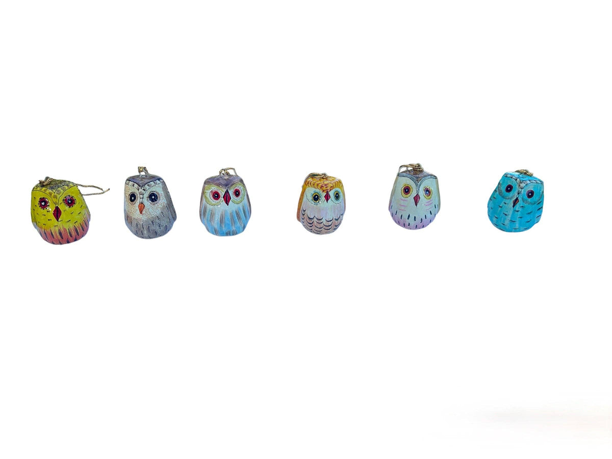 Owl Ornament Paper Mache