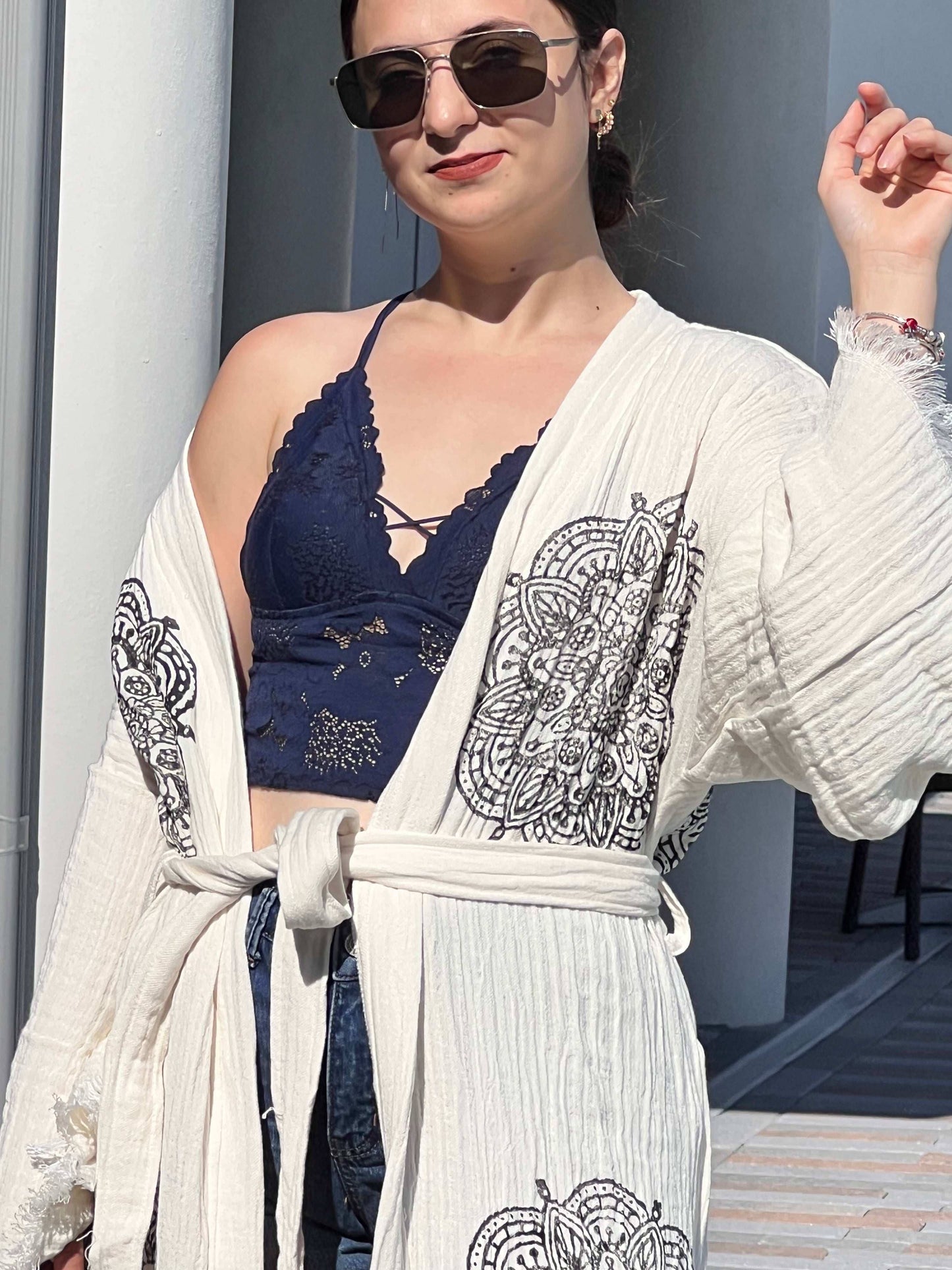 Mandala Kimono Robe