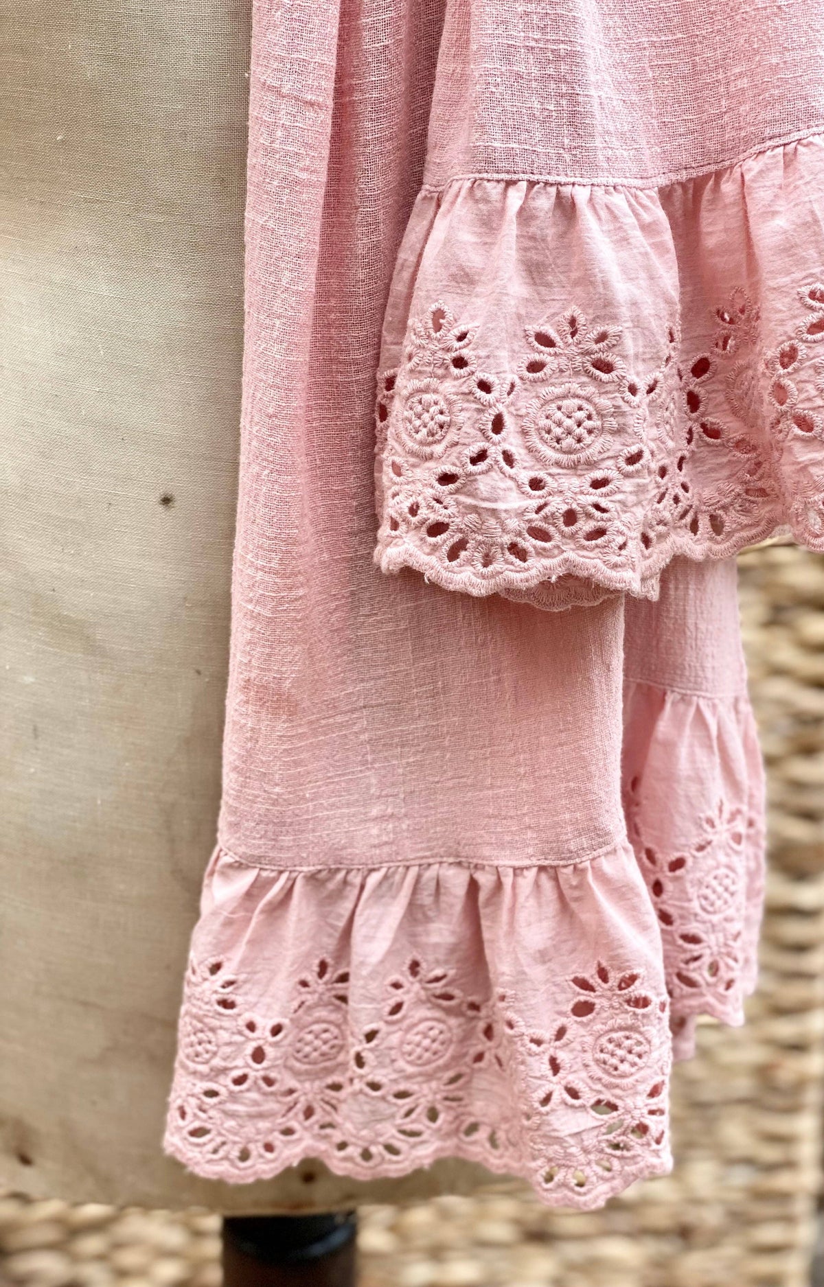 Wren Scarf. Rose Pink