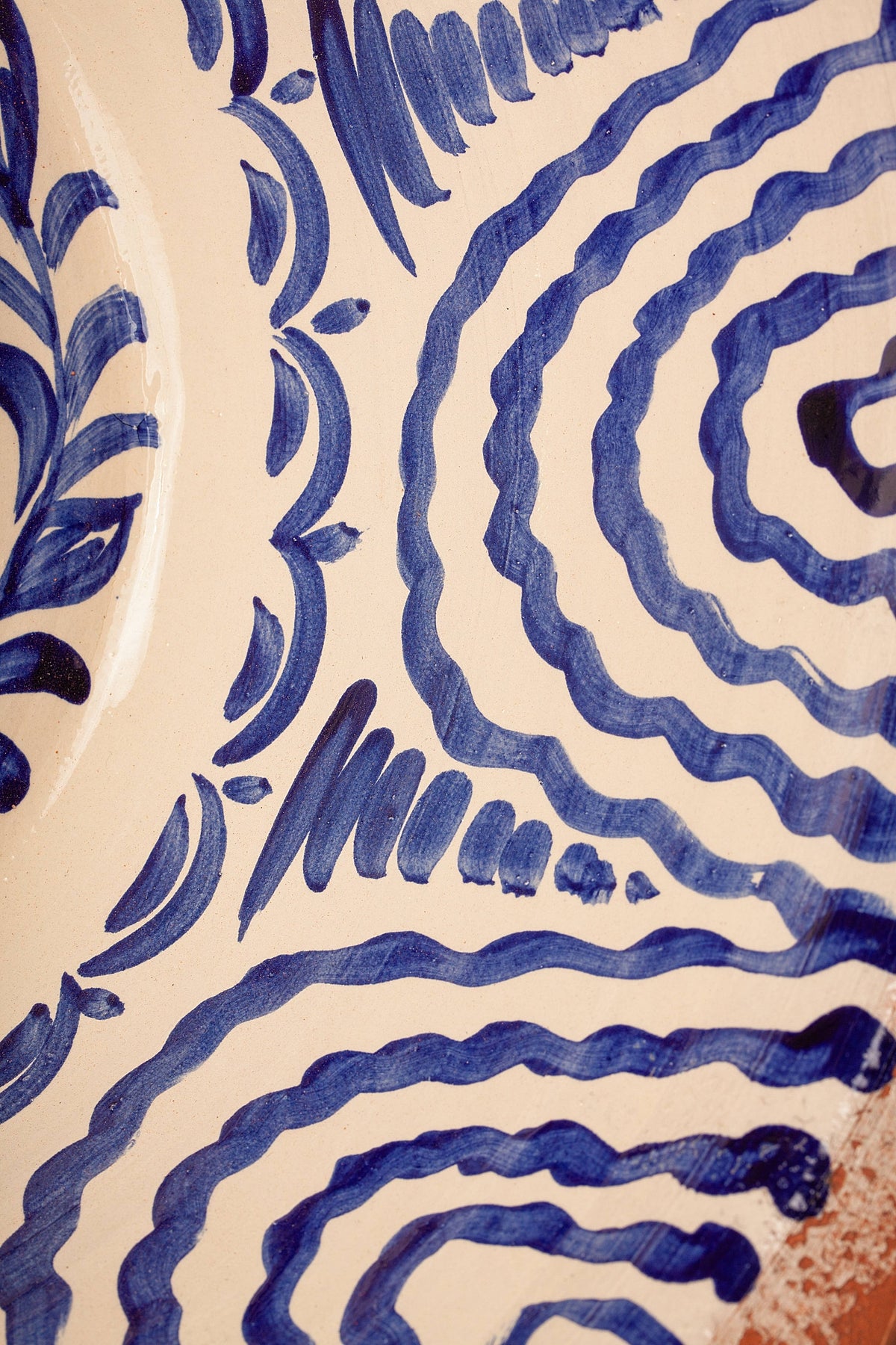 Blue lebrillos granaínos