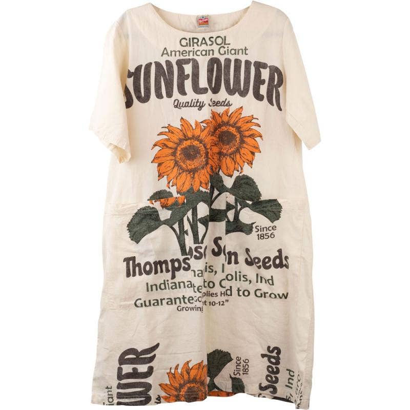 SUNFLOWER SHORT DRESS