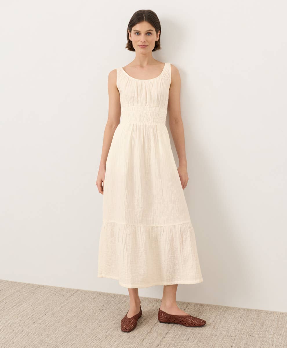 Women's Coastal Double Gauze Cami Dress