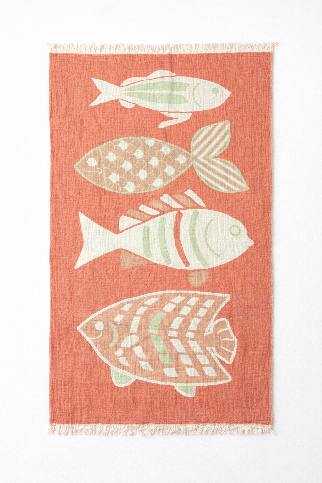 Harbor Fish Sand Repellent Beach Towel
