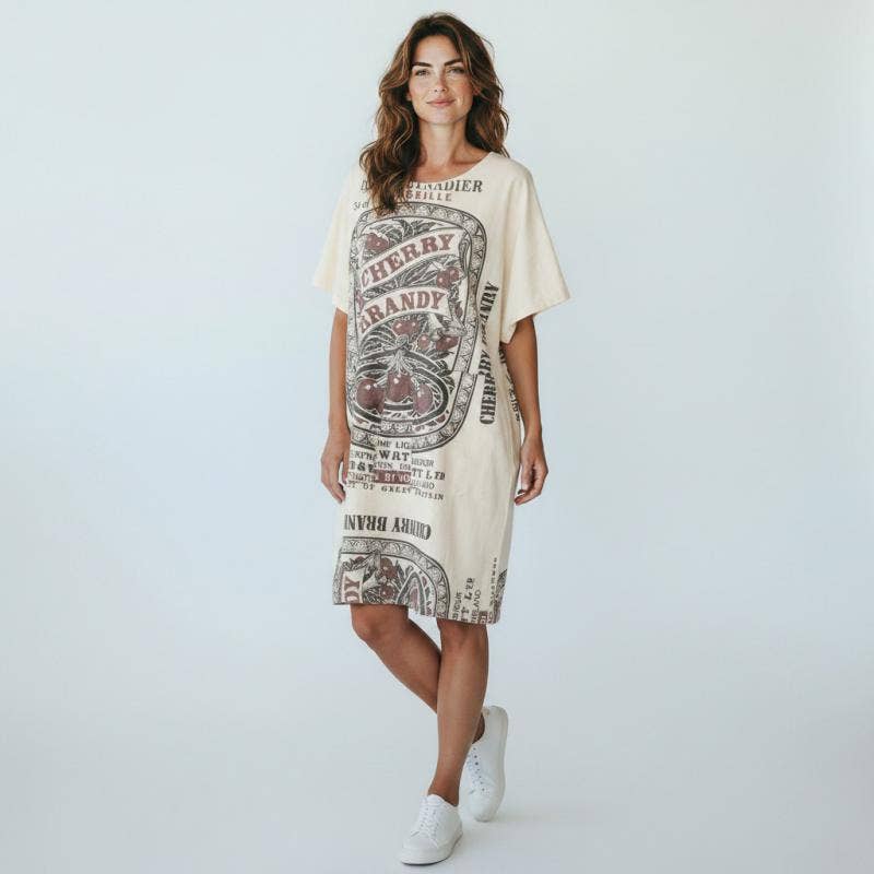 CHERRY BRANDY SHORT DRESS