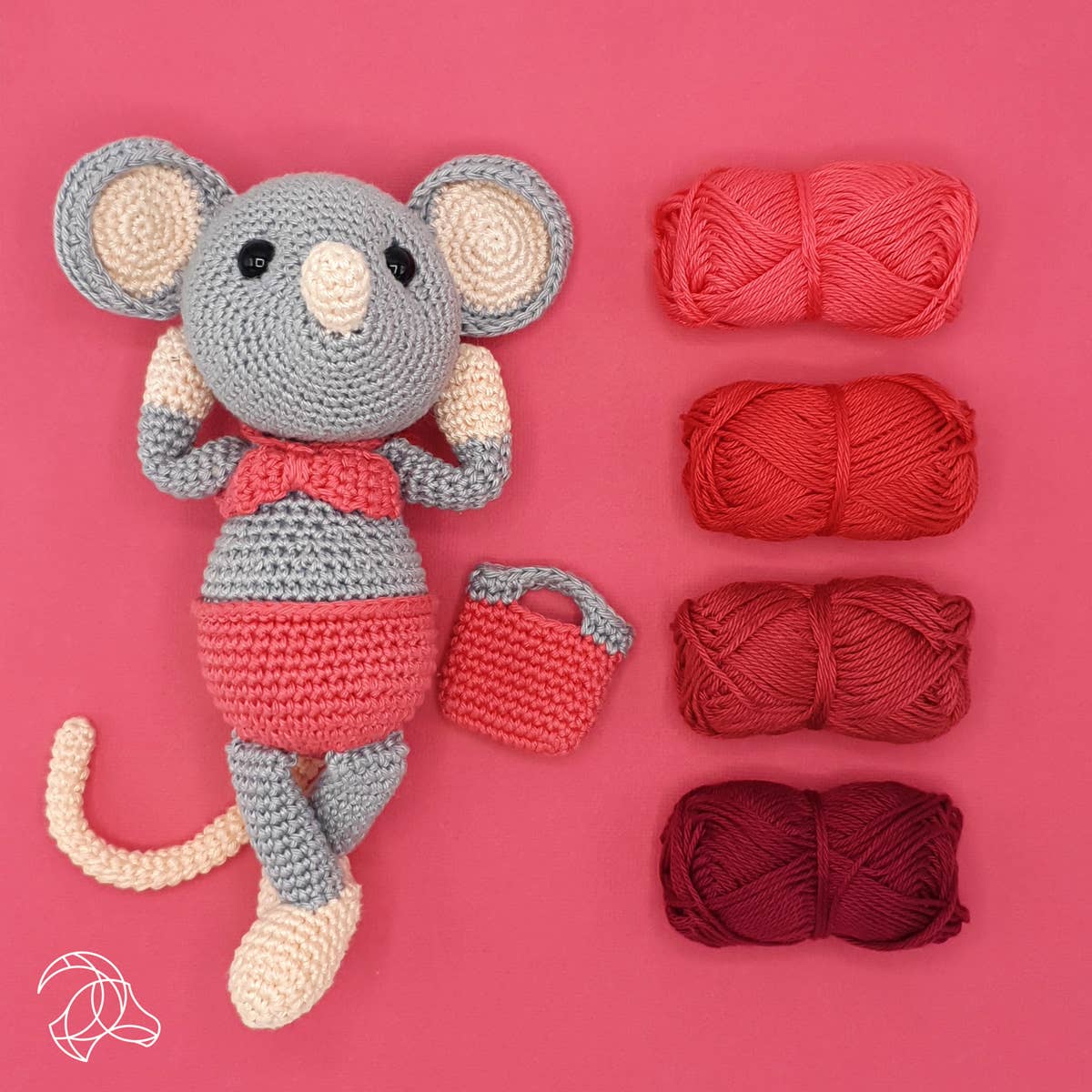 DIY Crochet Kit - Daisy Mouse