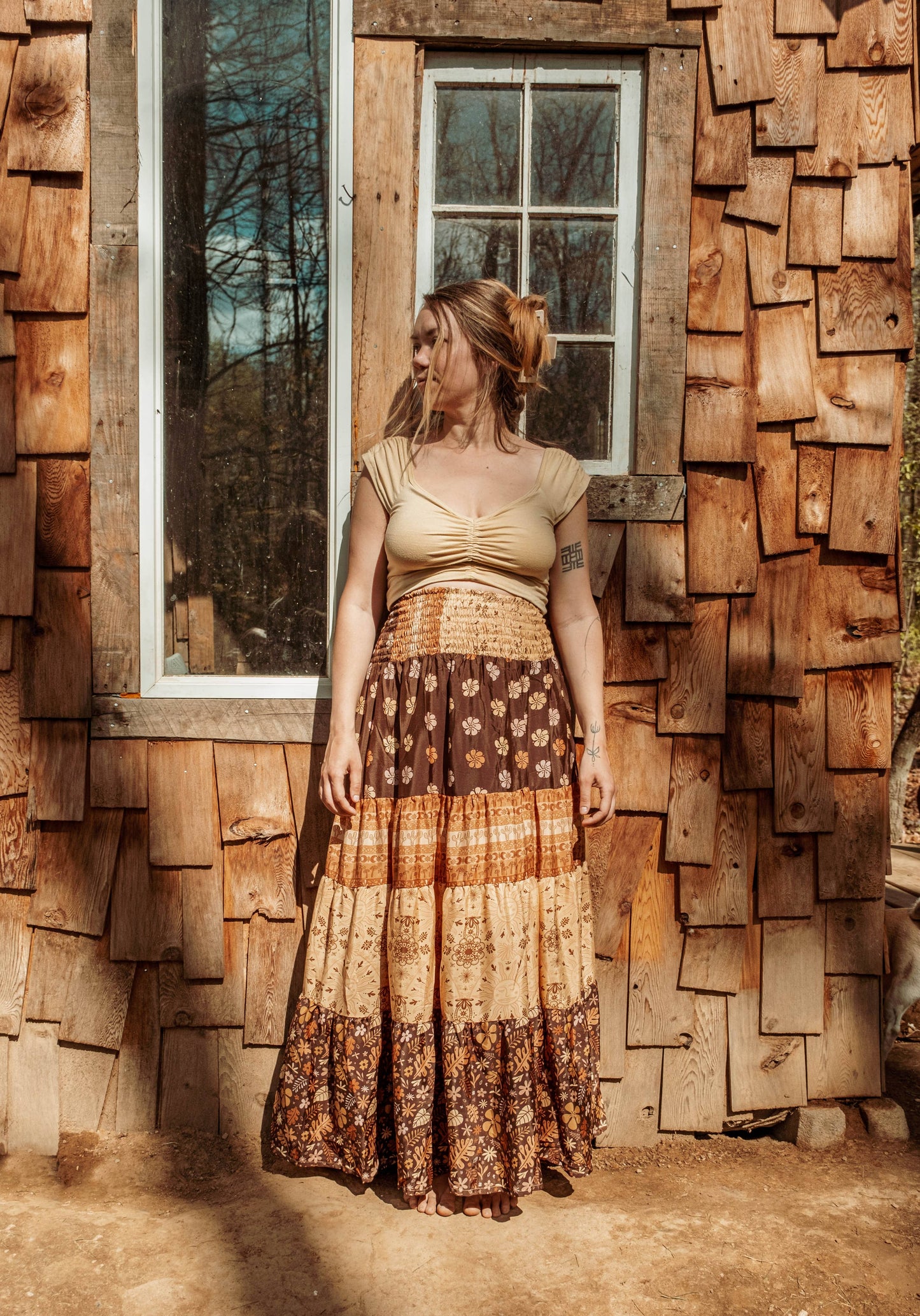 High waisted Maxi Skirt