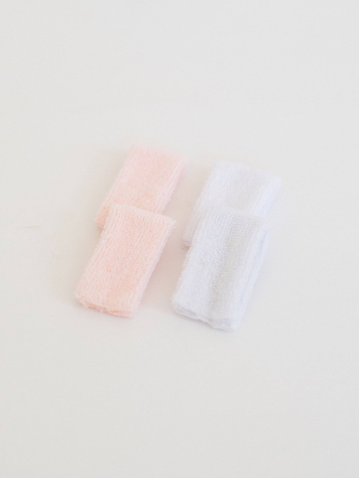Dollhouse Miniature Plush Towel Set | Pink or White