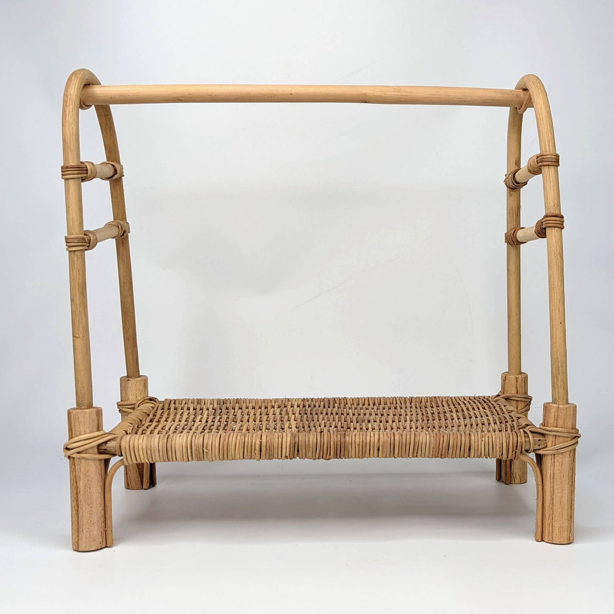 SALE Doll rattan clothes rack display decoration