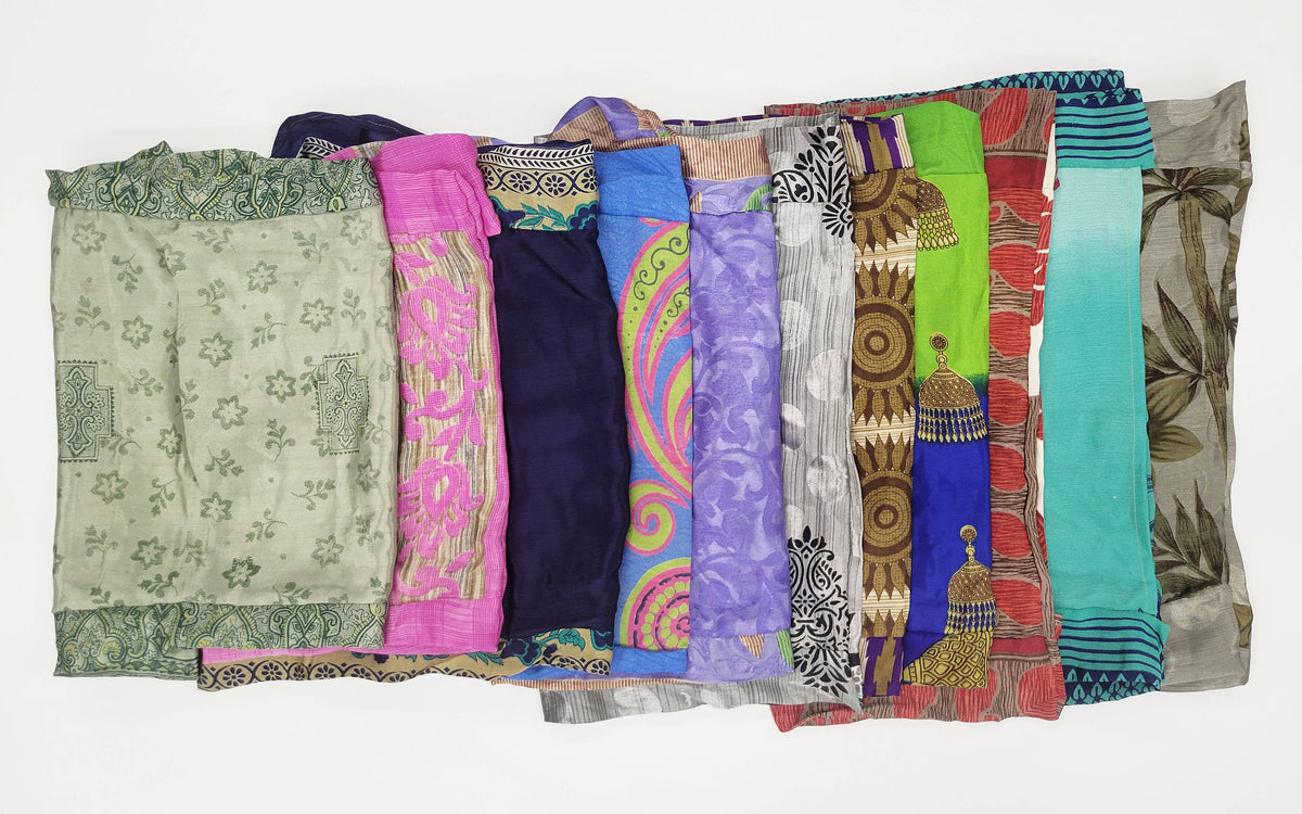 Kelly Assorted Fabric Shopper Bags Case
