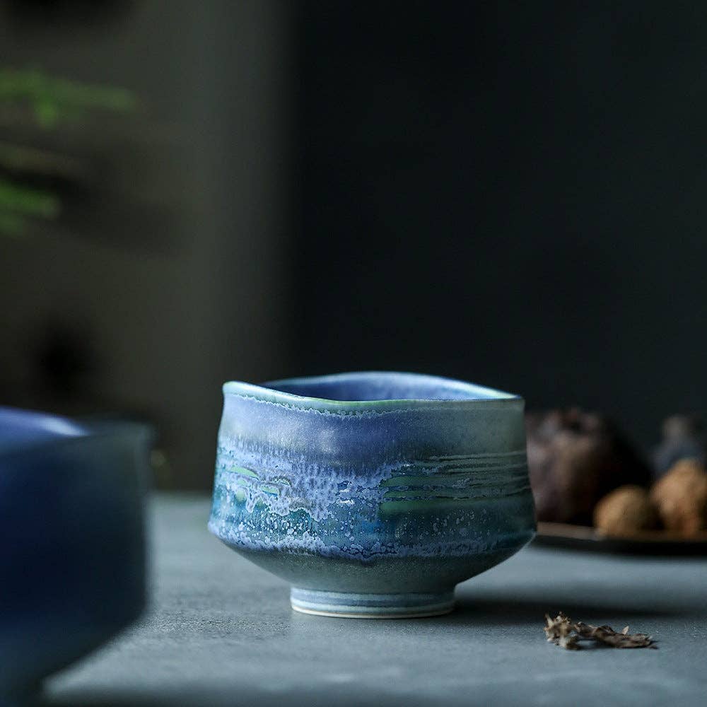 Gohobi  Blue Matcha Bowl