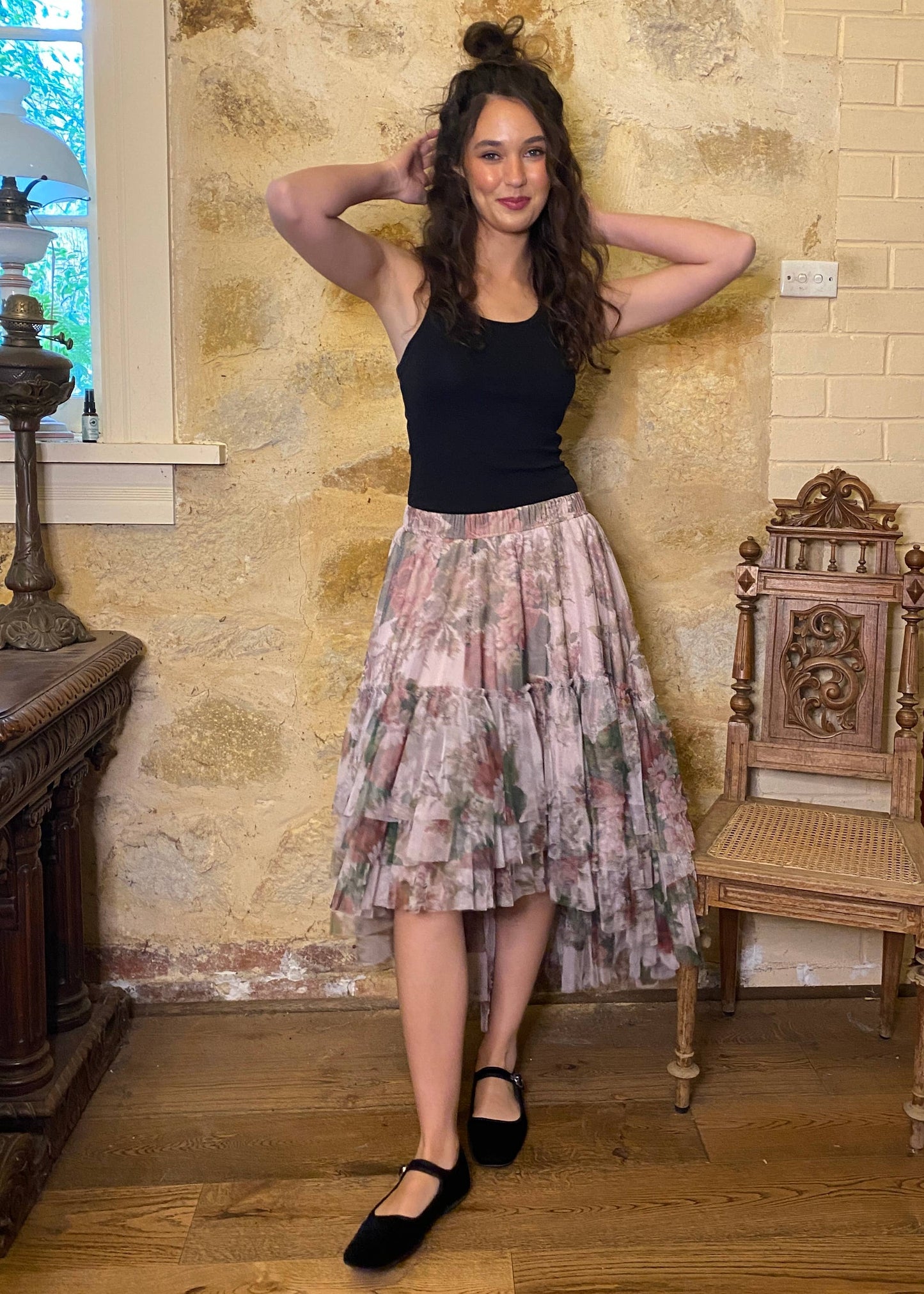 WOMEN'S - Ballerina skirt in Pink Floral