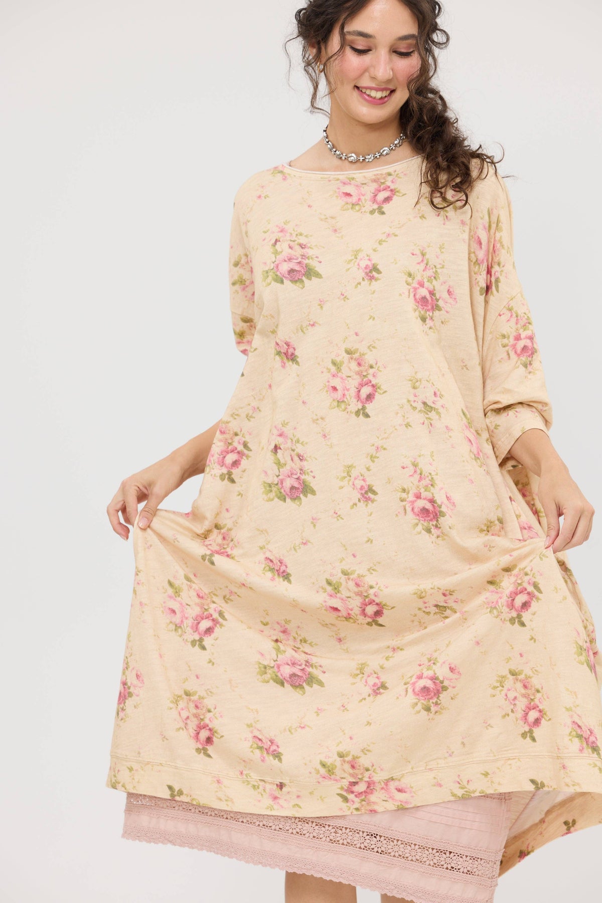 Annabeth jersey dress. Petite Fleur