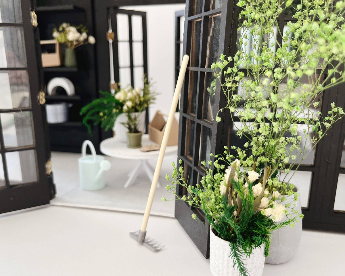 Miniature Potted Plant - Terra Cotta or Stone