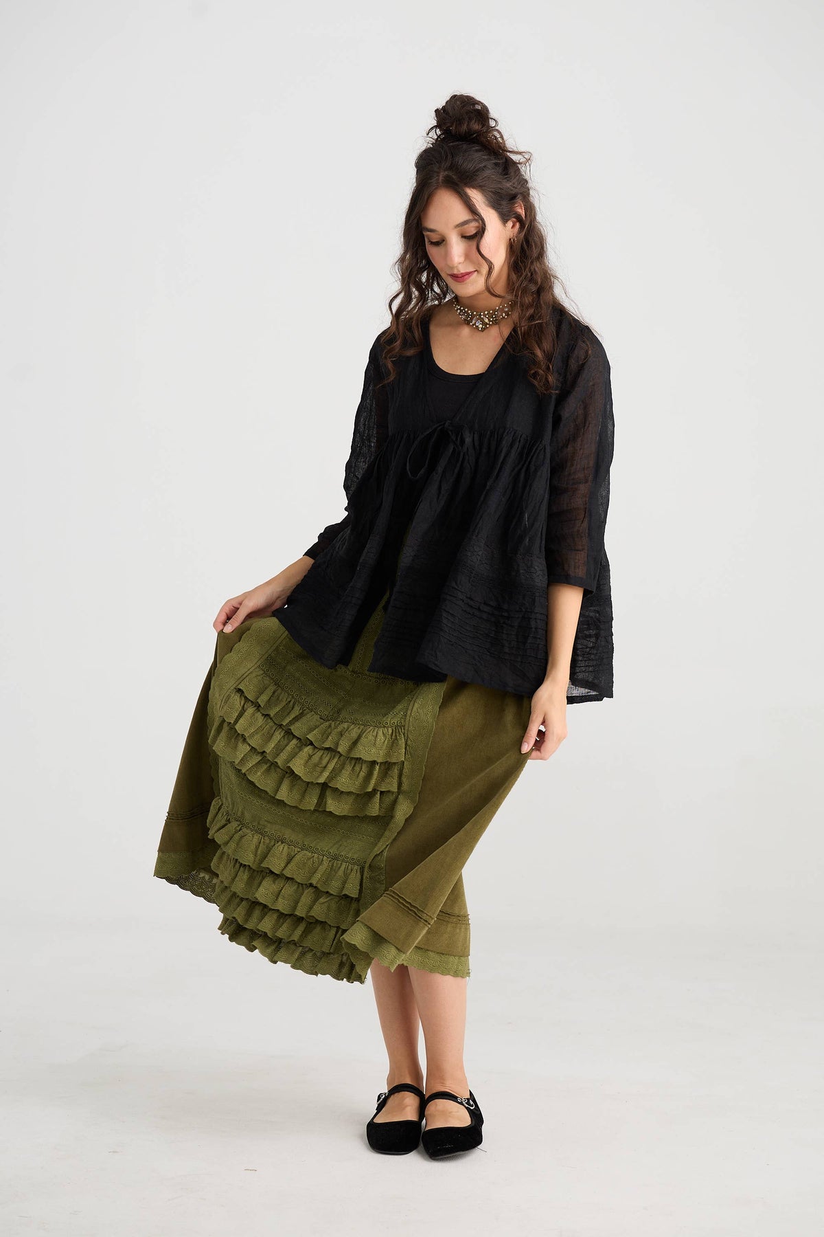 WOMEN'S - Fable Skirt in Moss Green