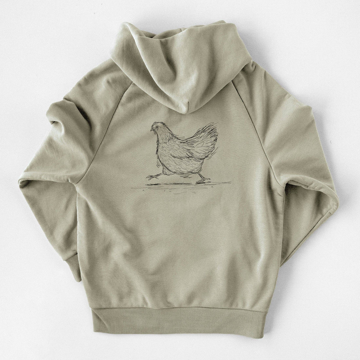 Hurried Hen - Orpington Chicken - UltraLuxe Heavyweight French Terry Hoodie