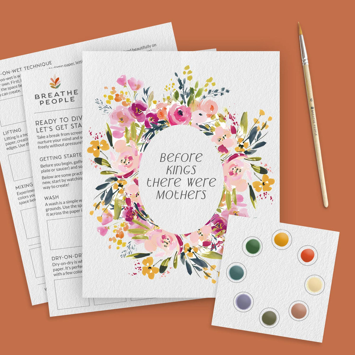 Mothers Day All-in-One Watercolor Kit- Honoring Mothers