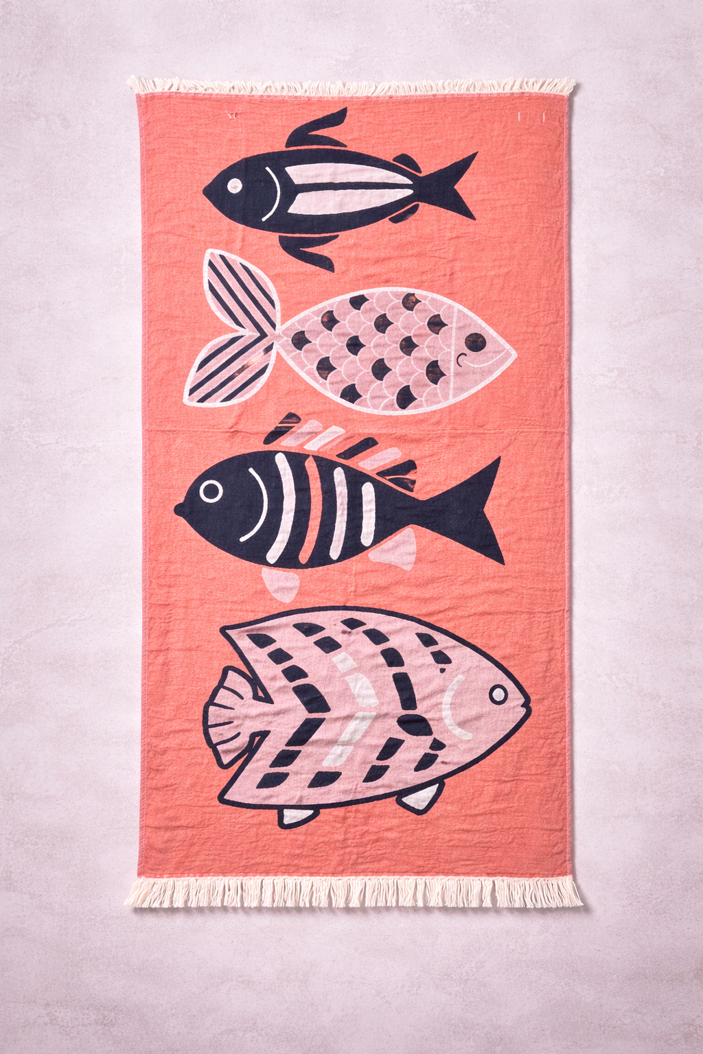 Harbor Fish Sand Repellent Beach Towel