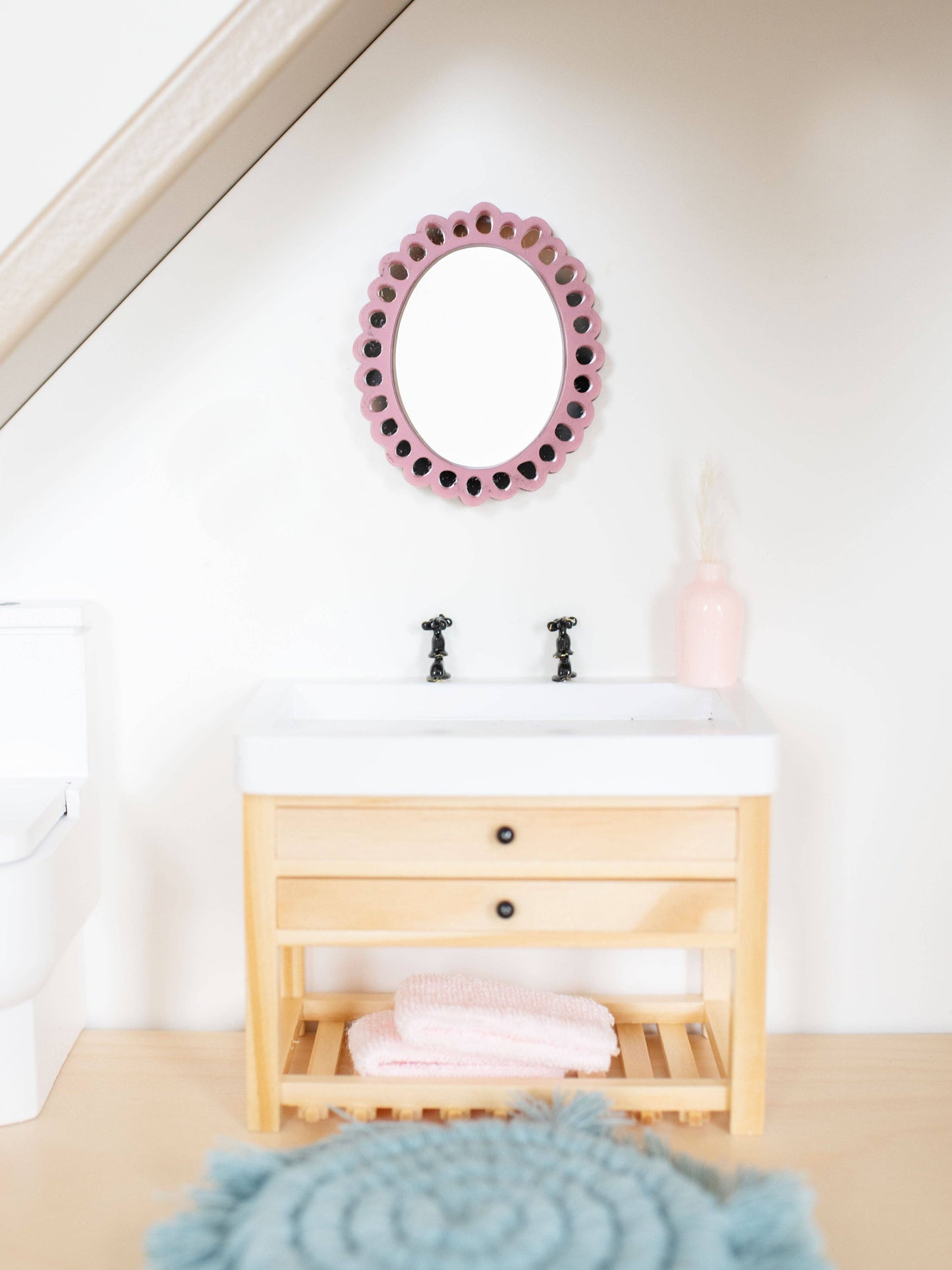 Dollhouse Miniature Dolly Wall Mirror Collection