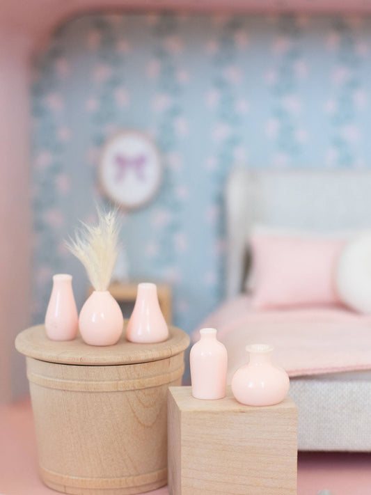 Dollhouse Miniature Pink Vase | 5 Styles