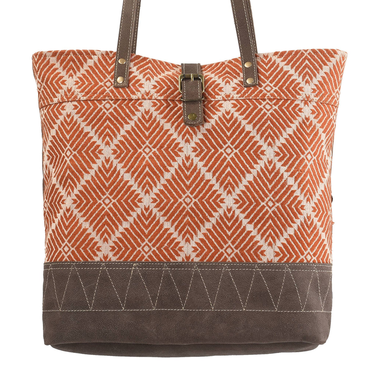 Rust Tones with Fur Bag