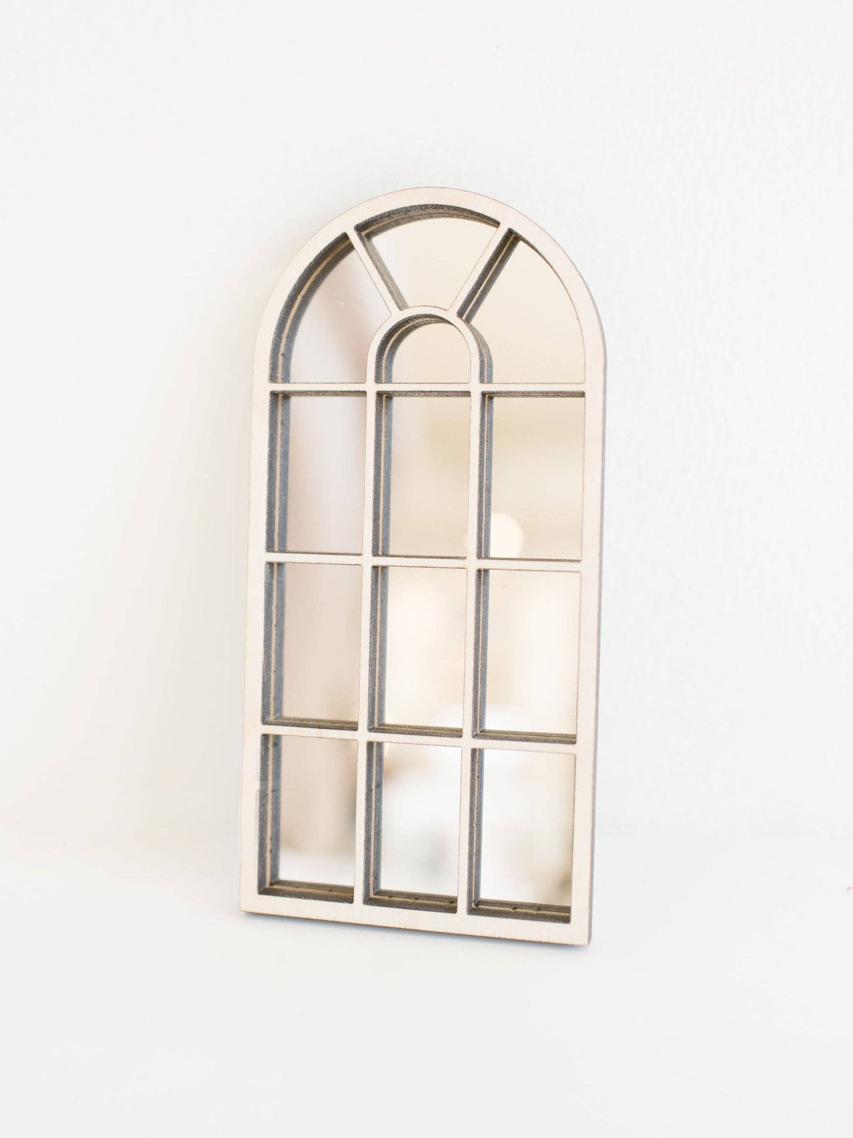 Dollhouse Arched Floor Mirror | White or Black