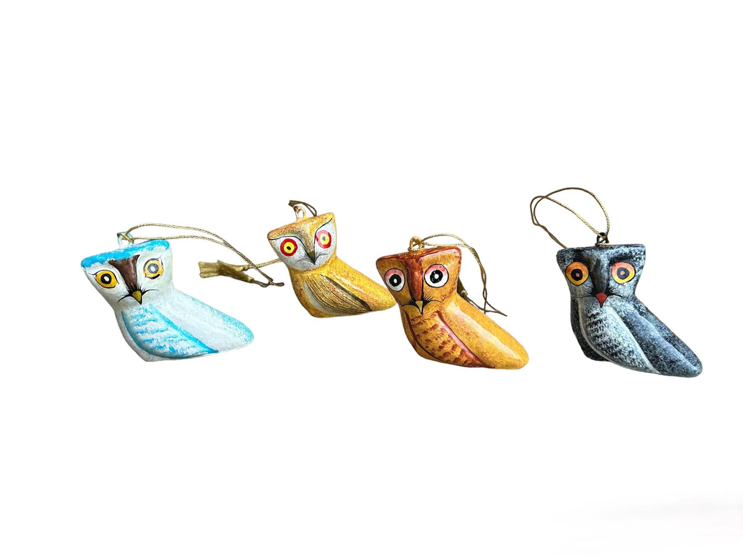 Owl Ornament Paper Mache