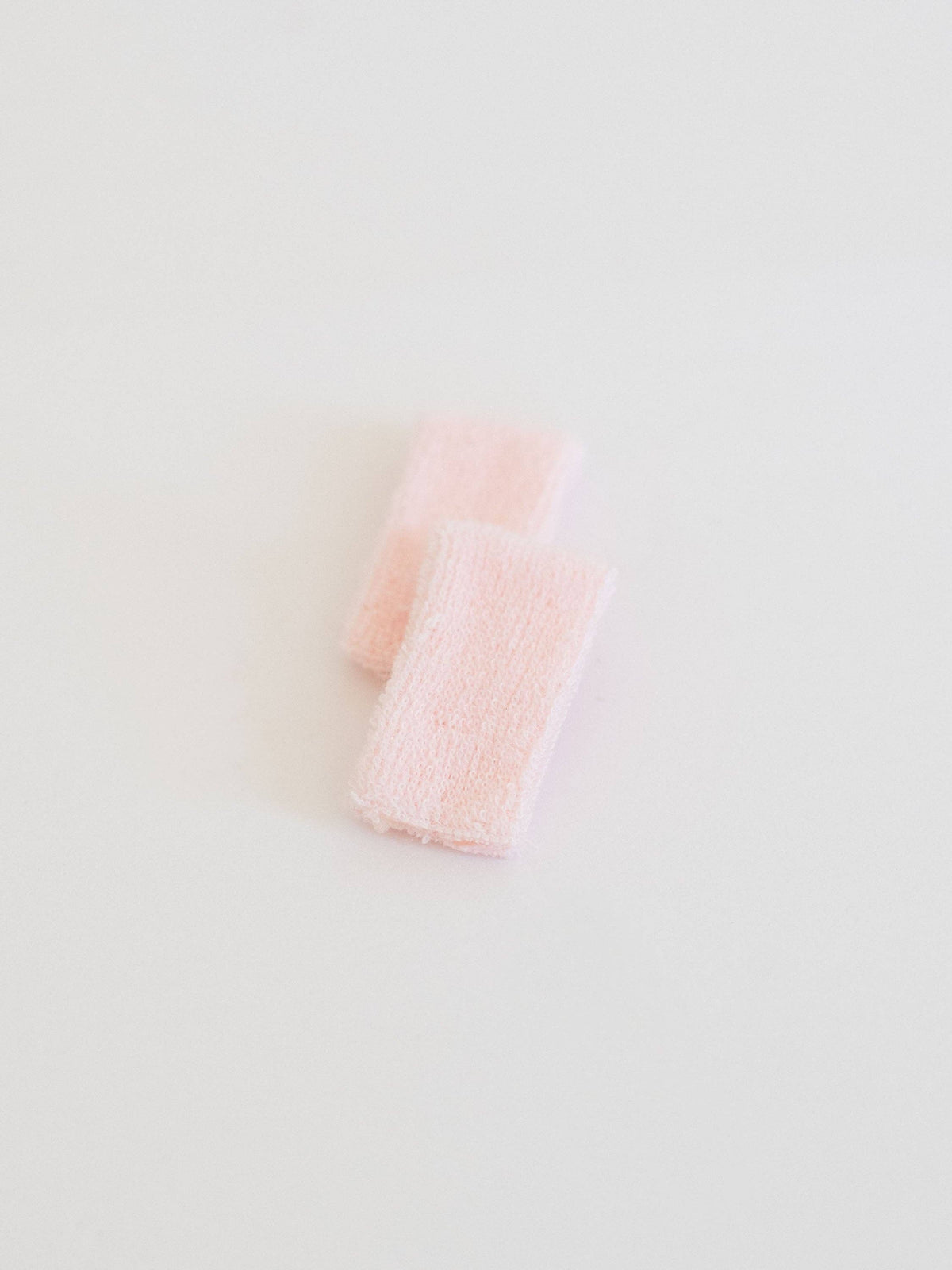 Dollhouse Miniature Plush Towel Set | Pink or White