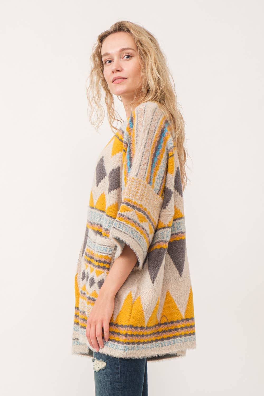 Fuzzy Cardigan