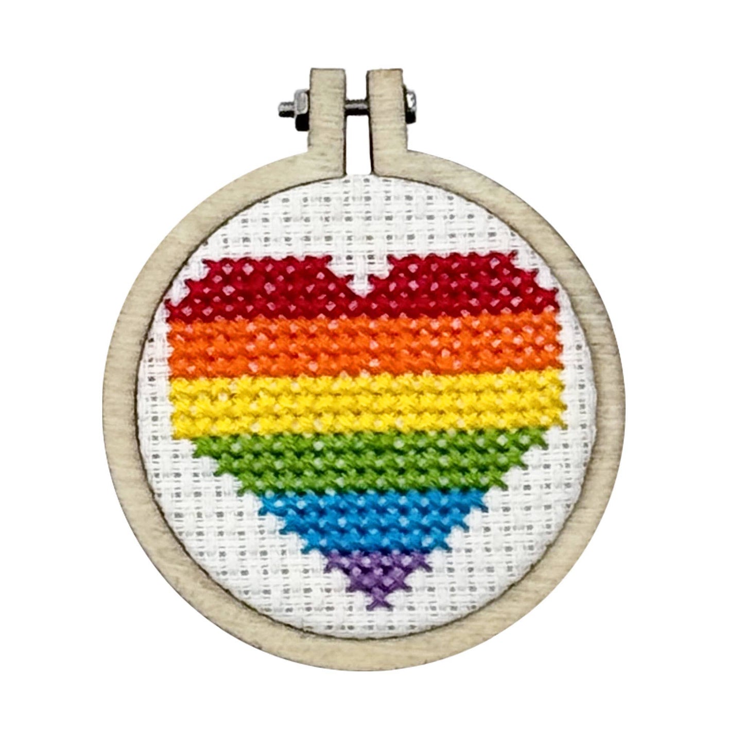 No Labels, Just Love Mini Matchbox Cross Stitch Kit