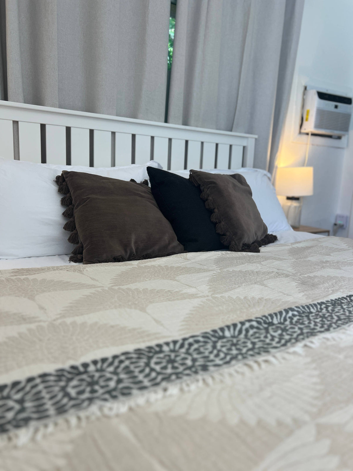Crane Muslin Blanket King Size Beige