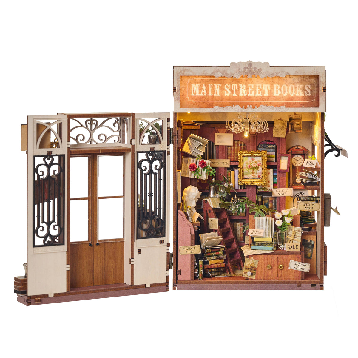 DIY Book Nook Kit: Main Street Books
