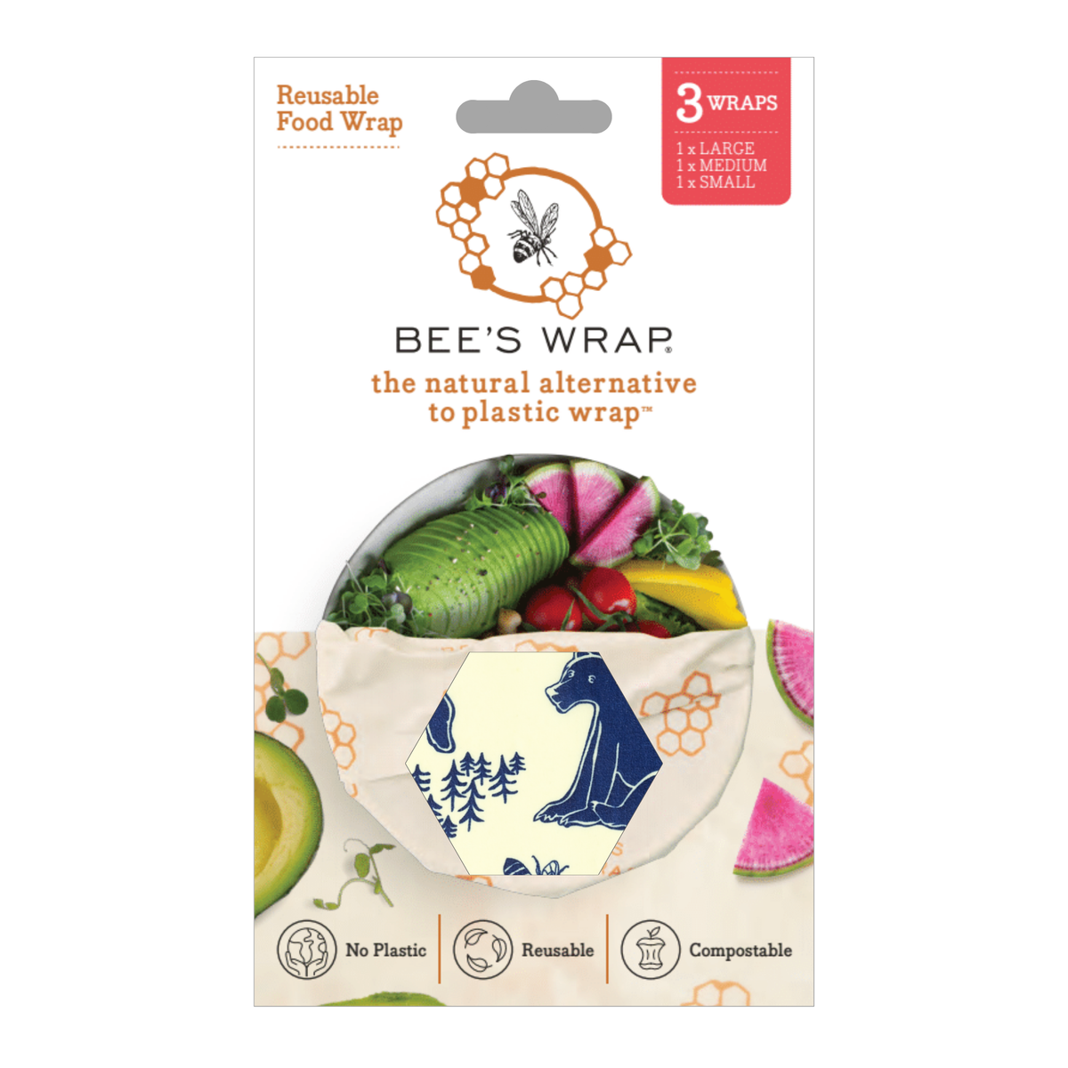 Assorted 3 Pack - Bees & Bears