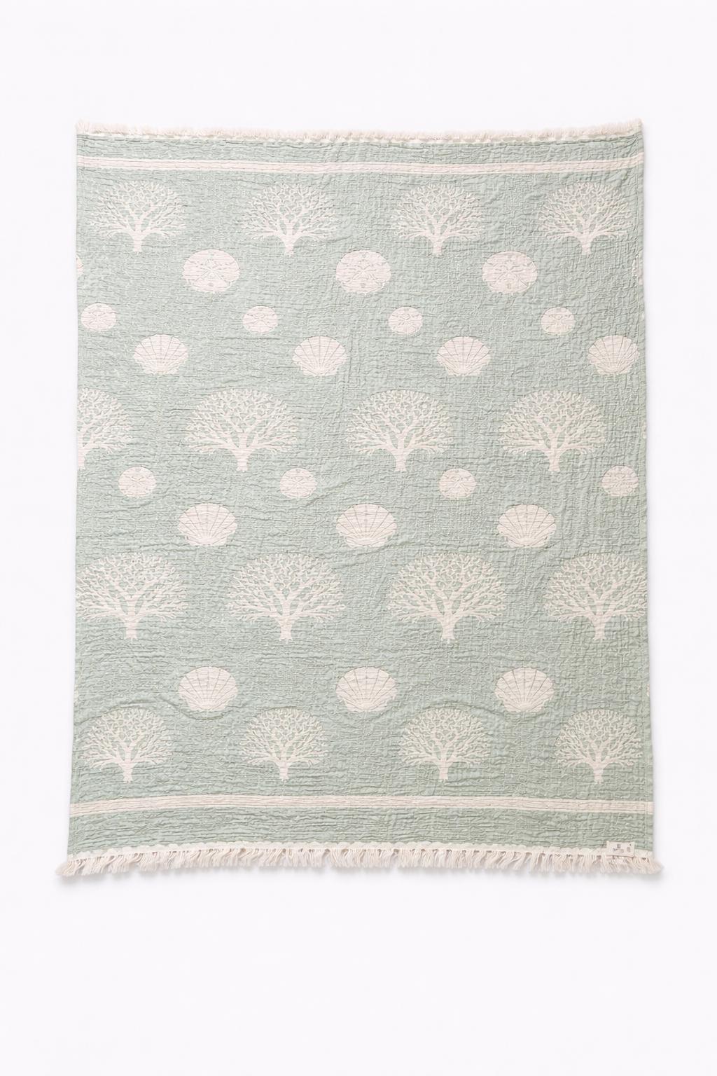 Coral  Muslin Throw Blanket – Reversible Turkish Cotton 