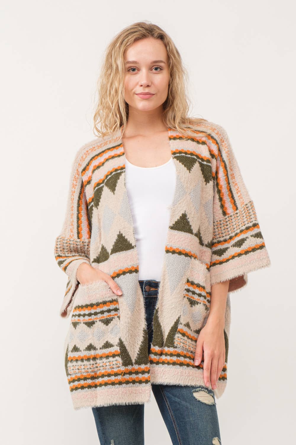 Fuzzy Cardigan