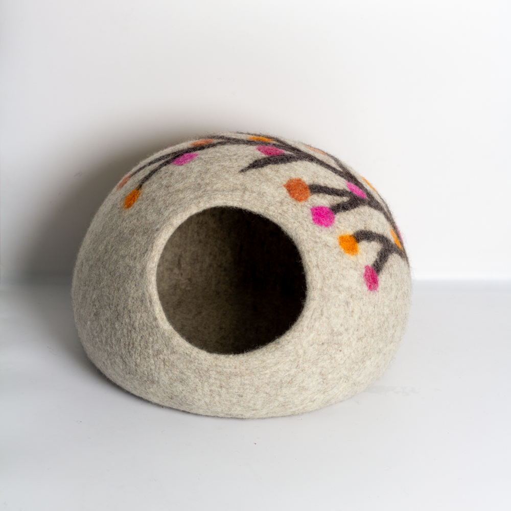 Felt Cat Cave Tree Branch CC12