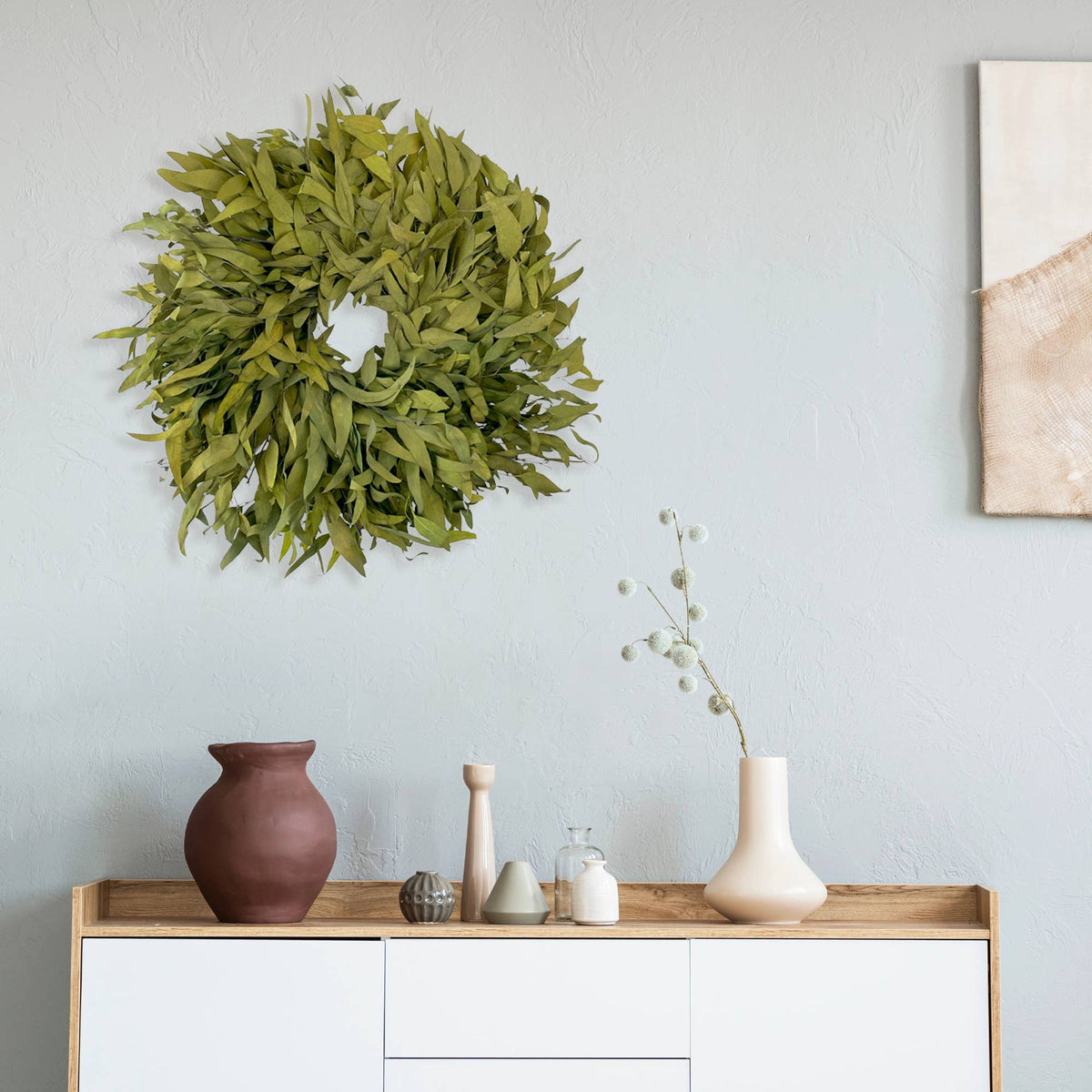 Harvest Farmhouse Willow Wreath