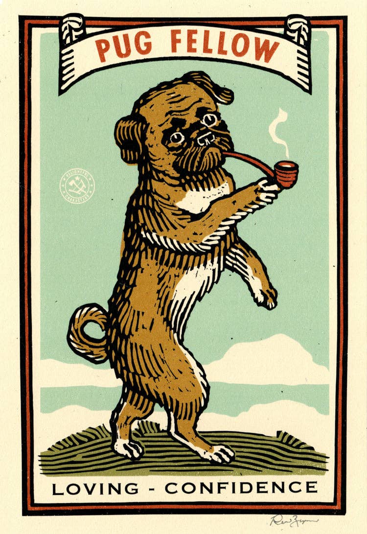 Pug Fellow Print