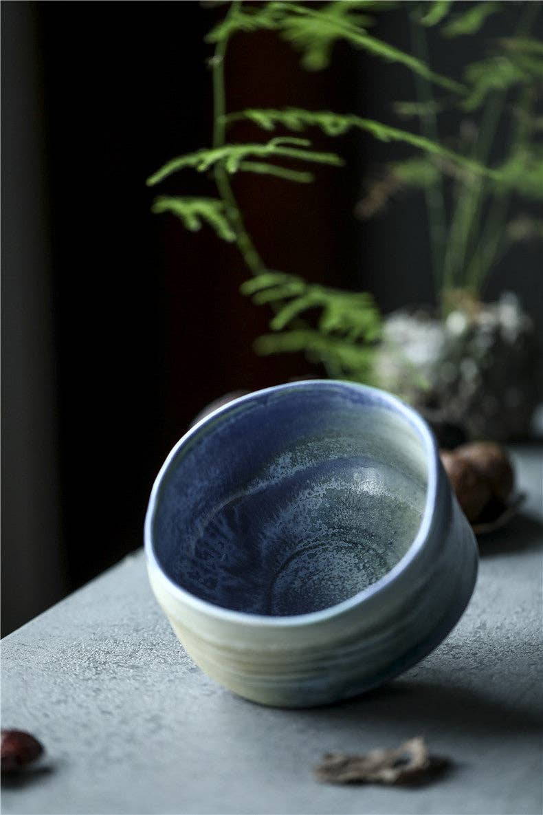 Gohobi  Blue Matcha Bowl