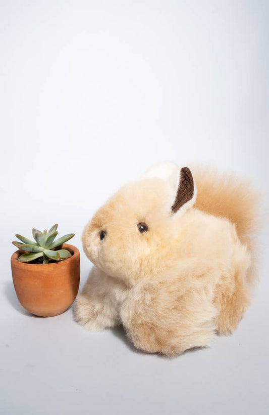 Bunny 6" | Alpaca Stuffed Animal | Handmade