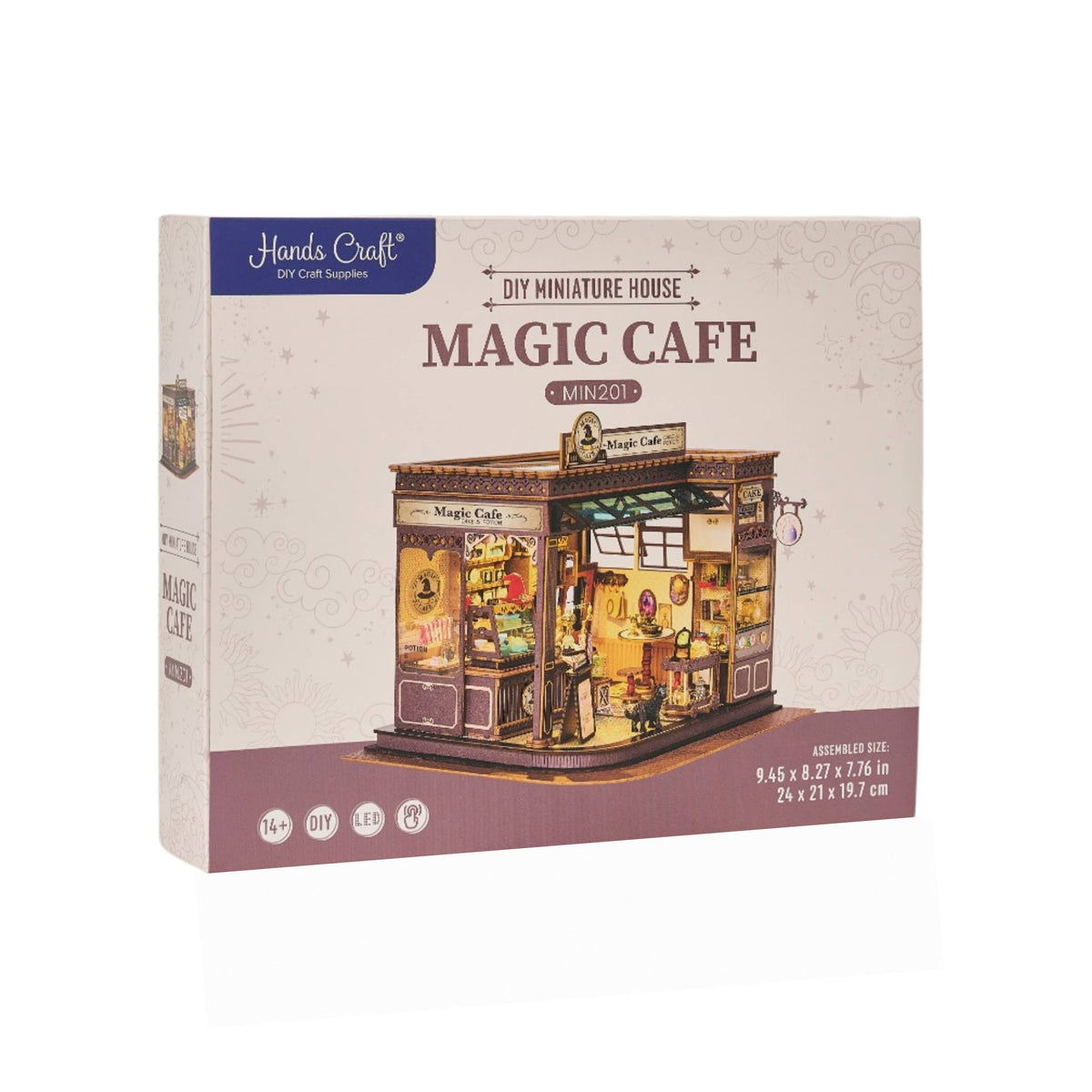 DIY Miniature House Kit: Magic Café