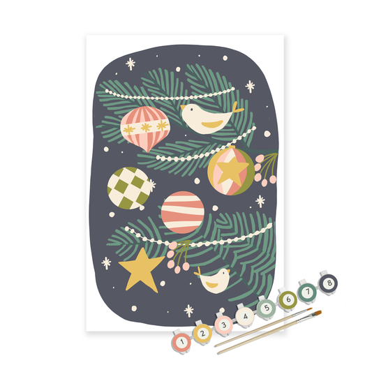 Oh Christmas Tree 12 x 18" Paint by Number Kit