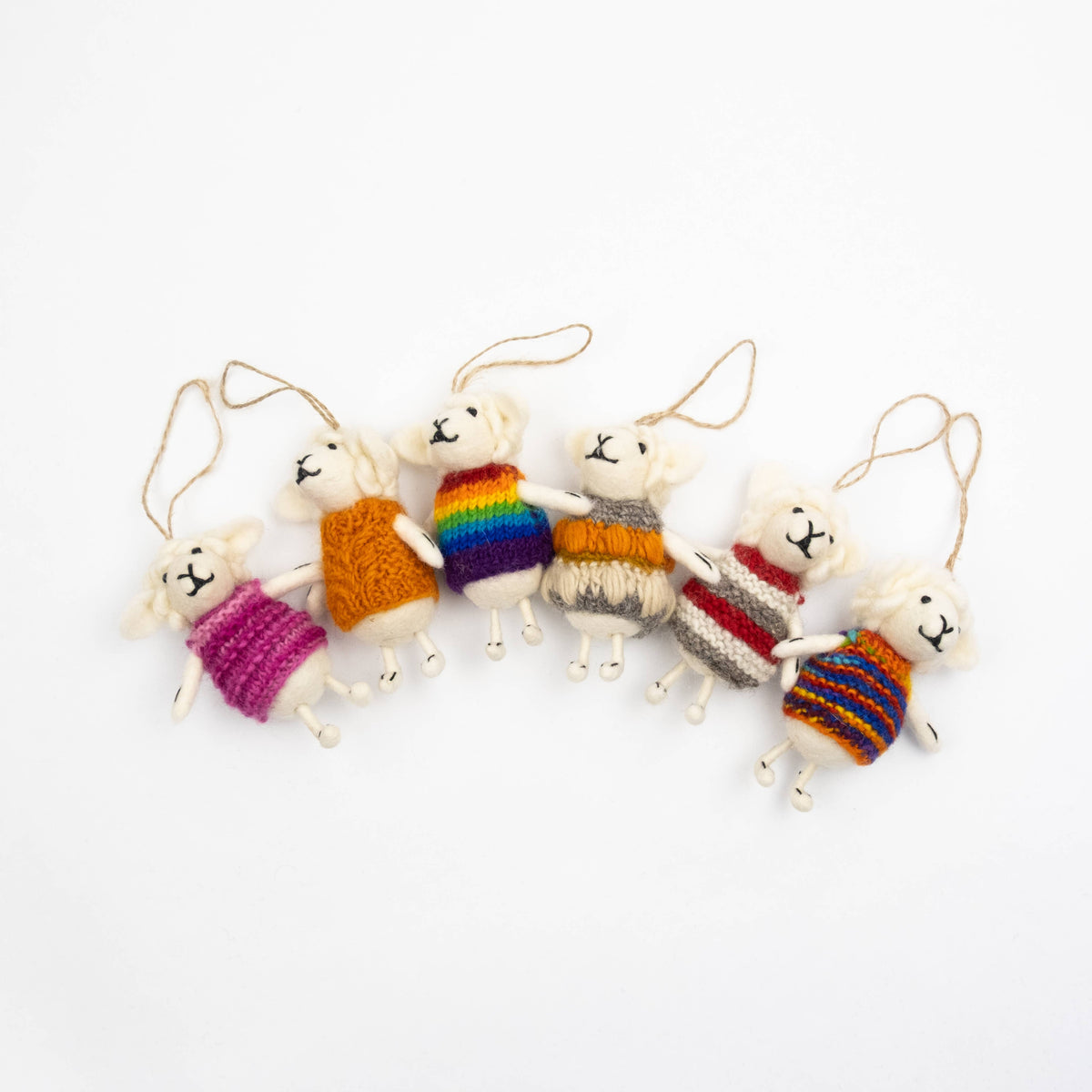 Ornament - Sheep with Knit Sweater