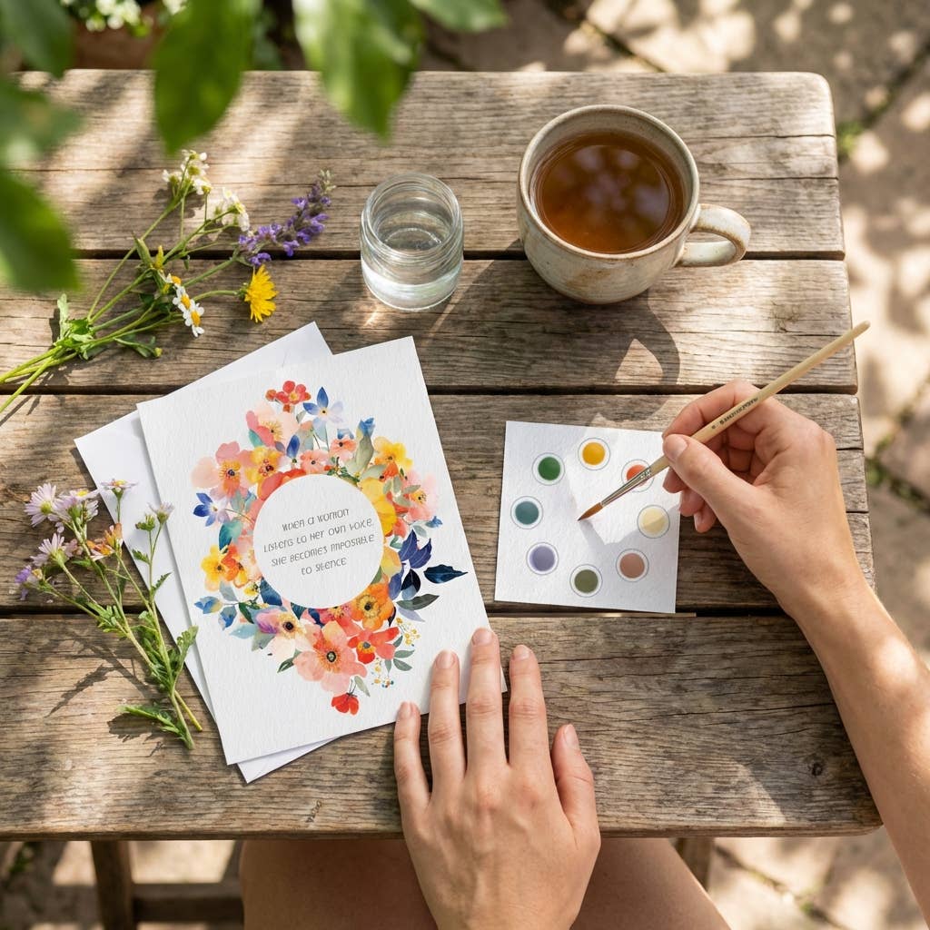 Mothers Day All-in-One Watercolor Paint Set- Her Own Voice