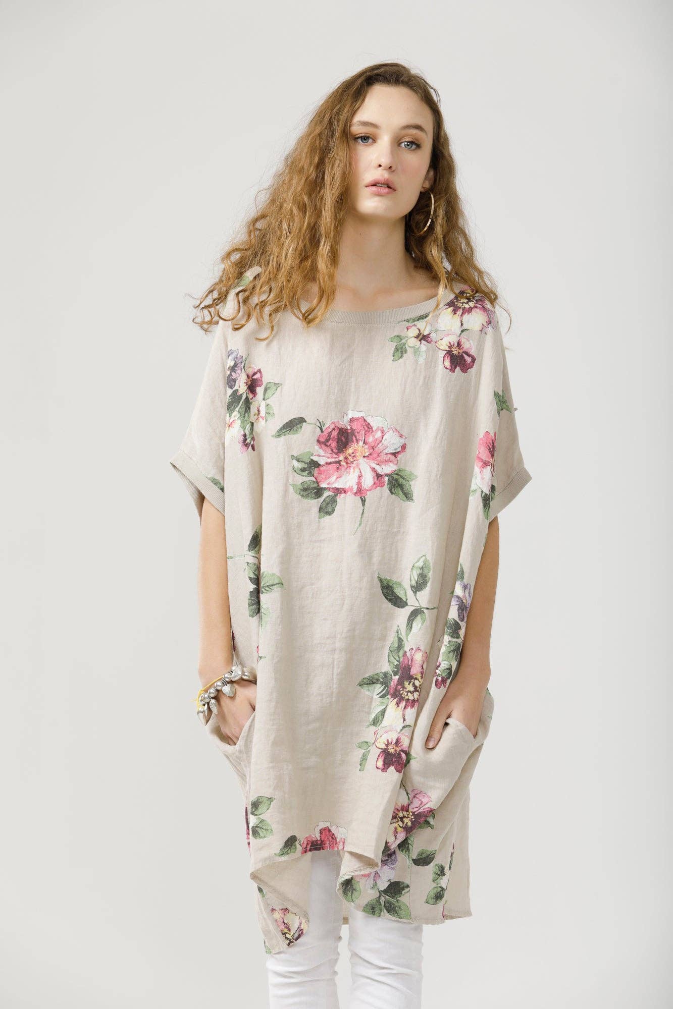 Rosabella Floral linen dress.