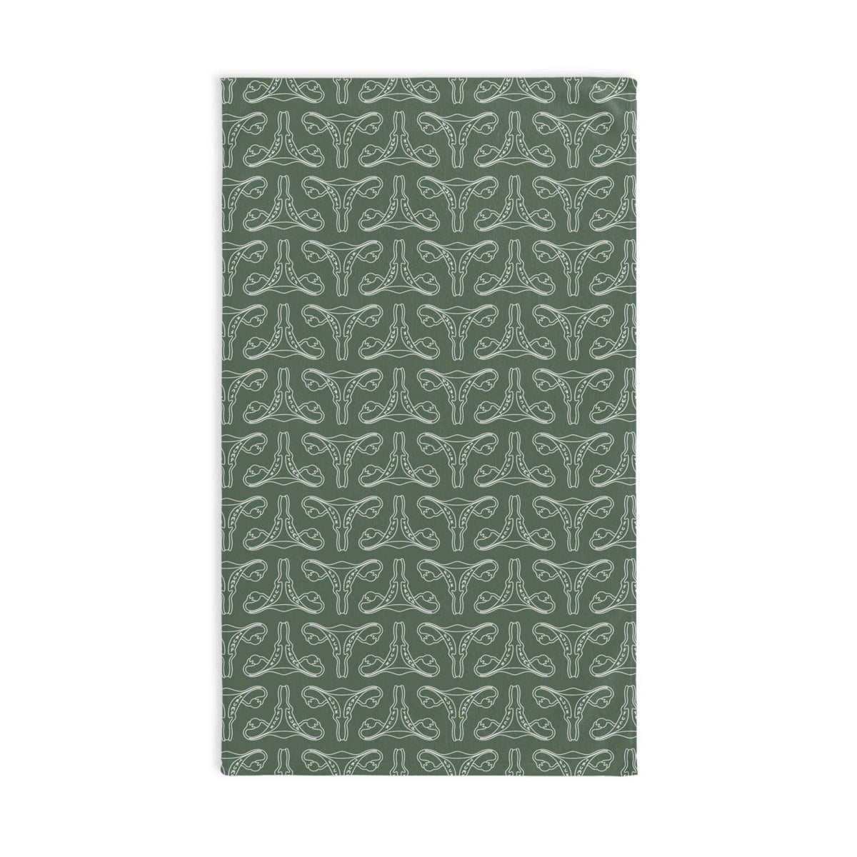 Green Fuck Trump Uterus Hand Towel