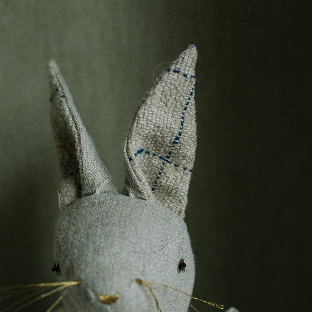 Ruffle Bun Ragdoll - Cotton-filled Art Doll