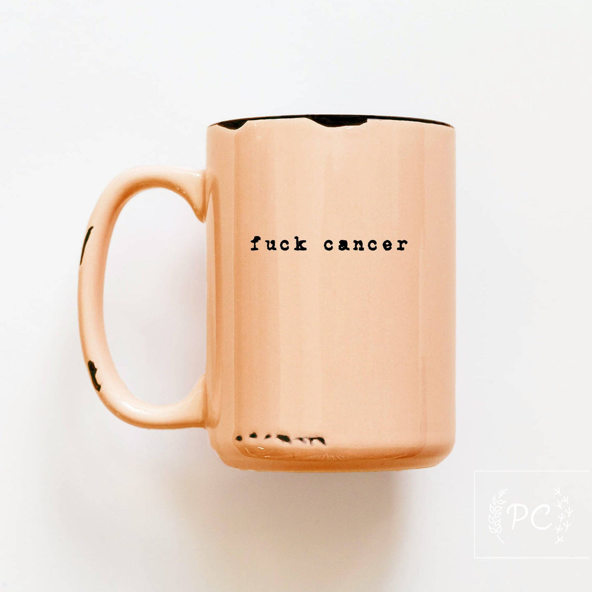 Fuck cancer | ceramic mug