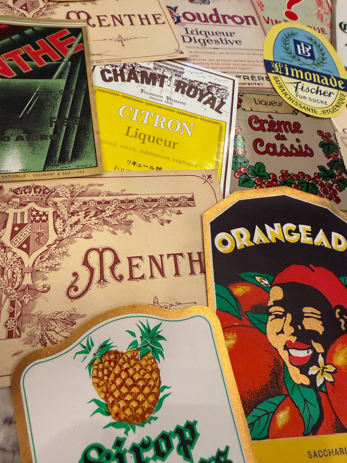 Antique and Vintage Labels in bundles of 10