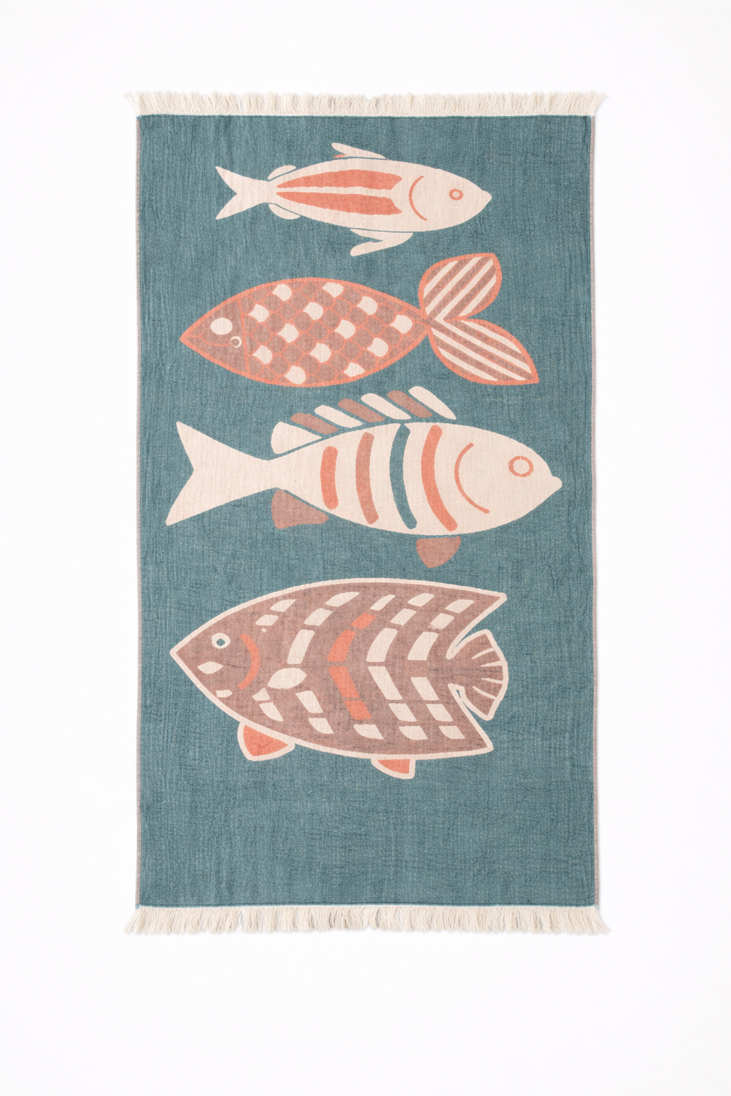 Harbor Fish Sand Repellent Beach Towel
