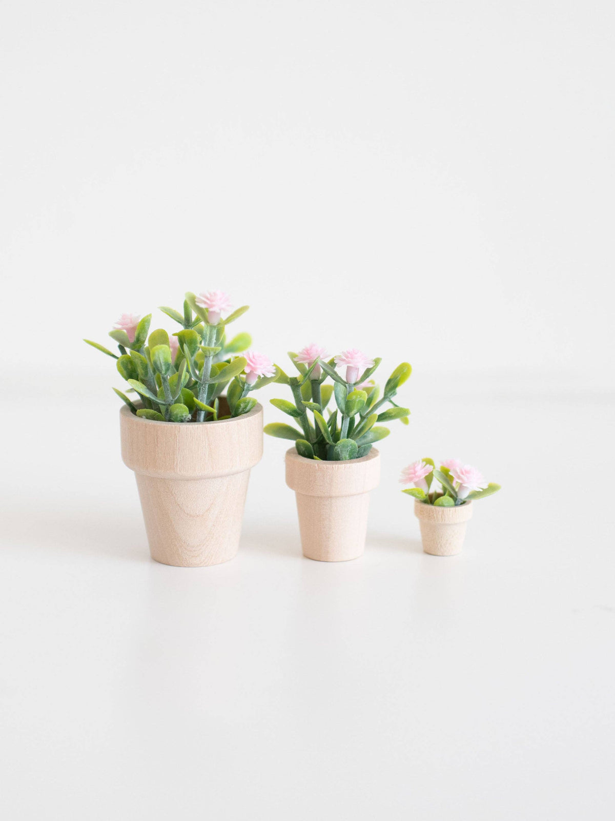 Dollhouse Spring Potted Flower Plant | Various Sizes Colors